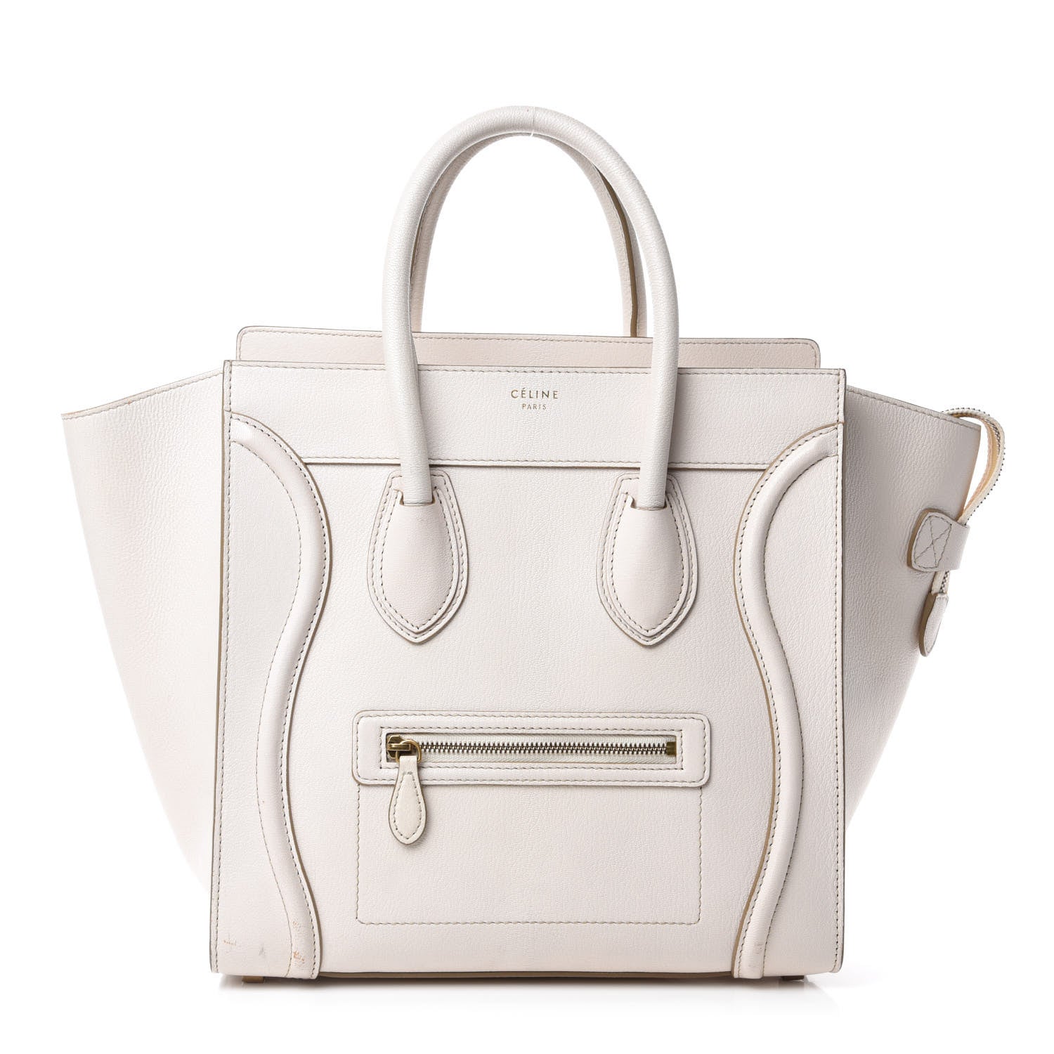 Celine Goatskin Mini Luggage White 1 of 20