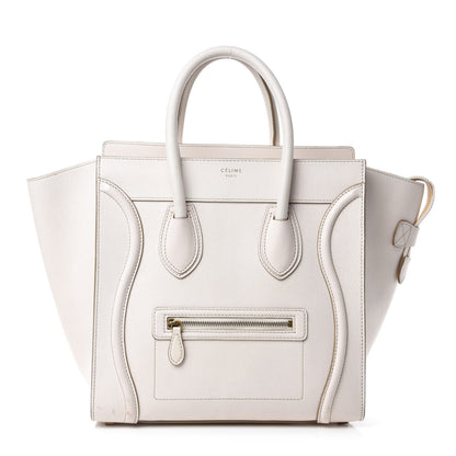 Celine Goatskin Mini Luggage White 1 of 20