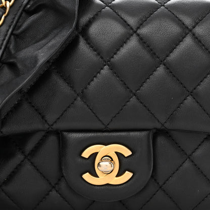 Chanel Lambskin Quilted Mini Romance Square Flap Black 8 of 12