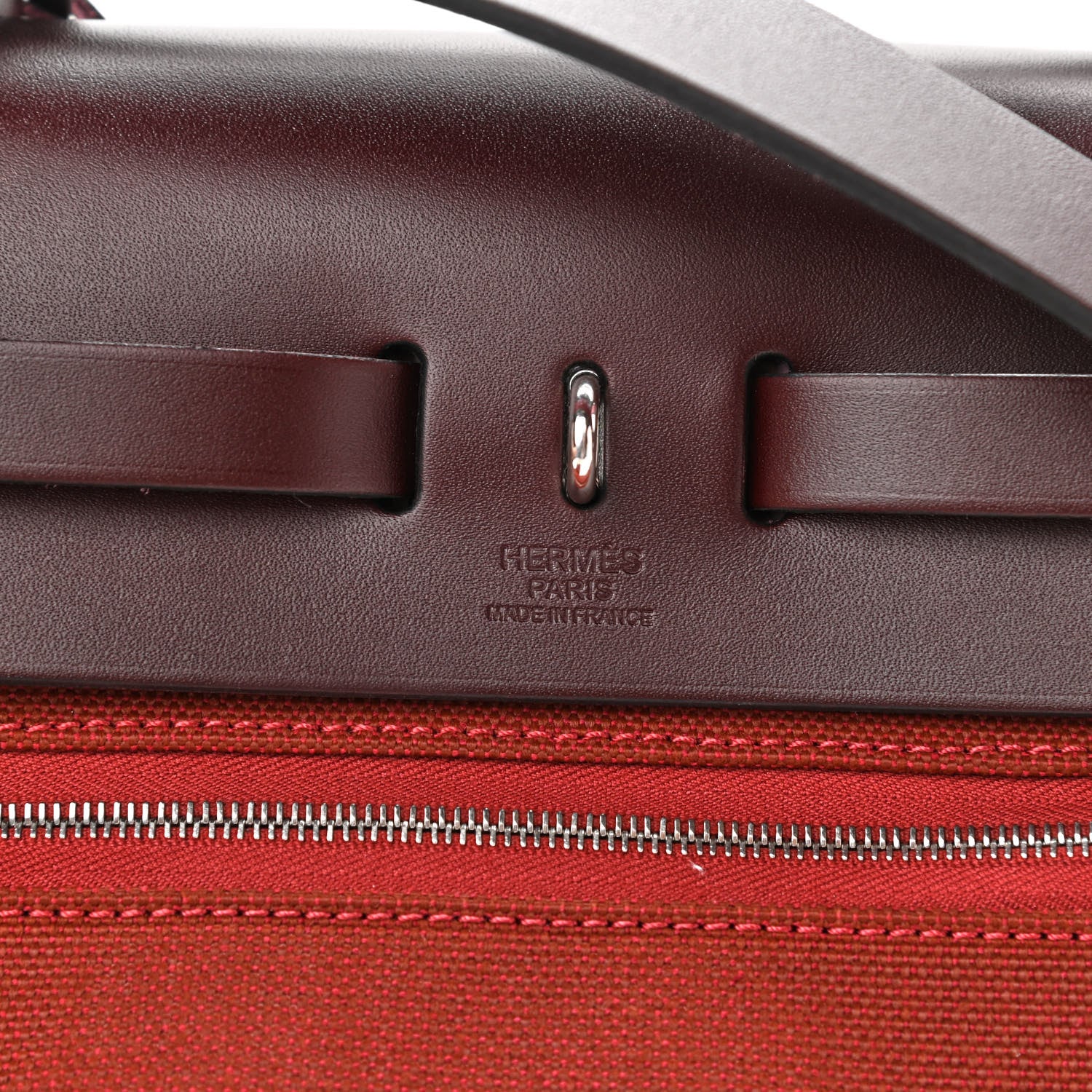 Hermes Criss Viking Vache Hunter Herbag Zip Retourne 31 PM Ecru Mauve Bleu Billard Rouge Sellier 7 of 11