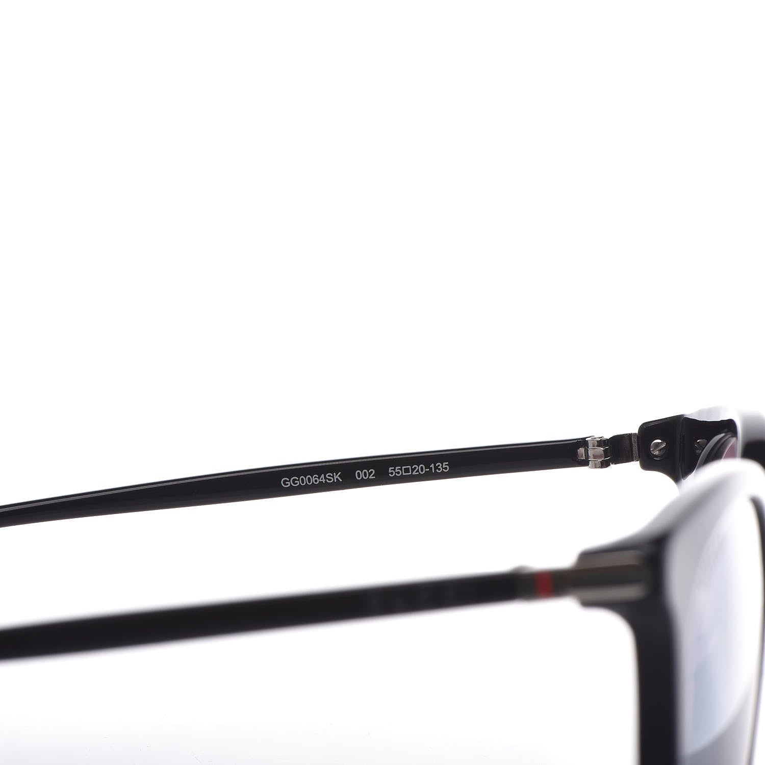 Gucci Acetate Round GG Sunglasses GG0064SK Black 6 of 7