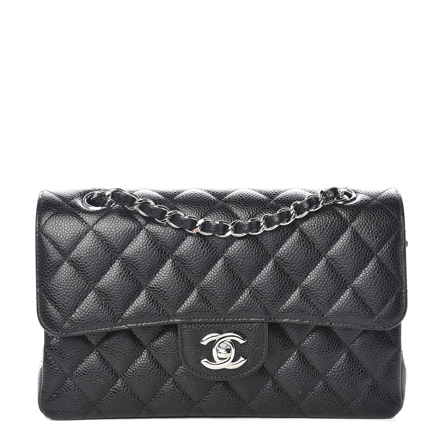 Chanel Caviar Quilted Small Double Flap Black 1 of 18