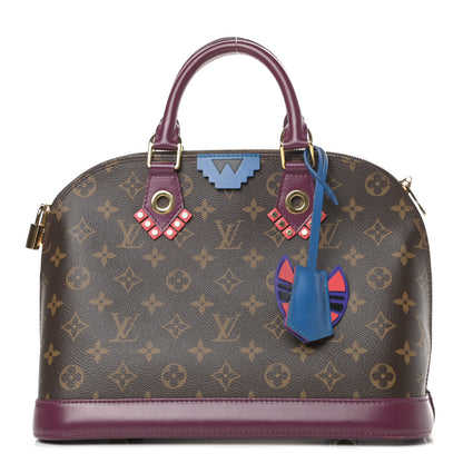 Louis Vuitton Monogram Totem Alma PM Magenta 1 of 8