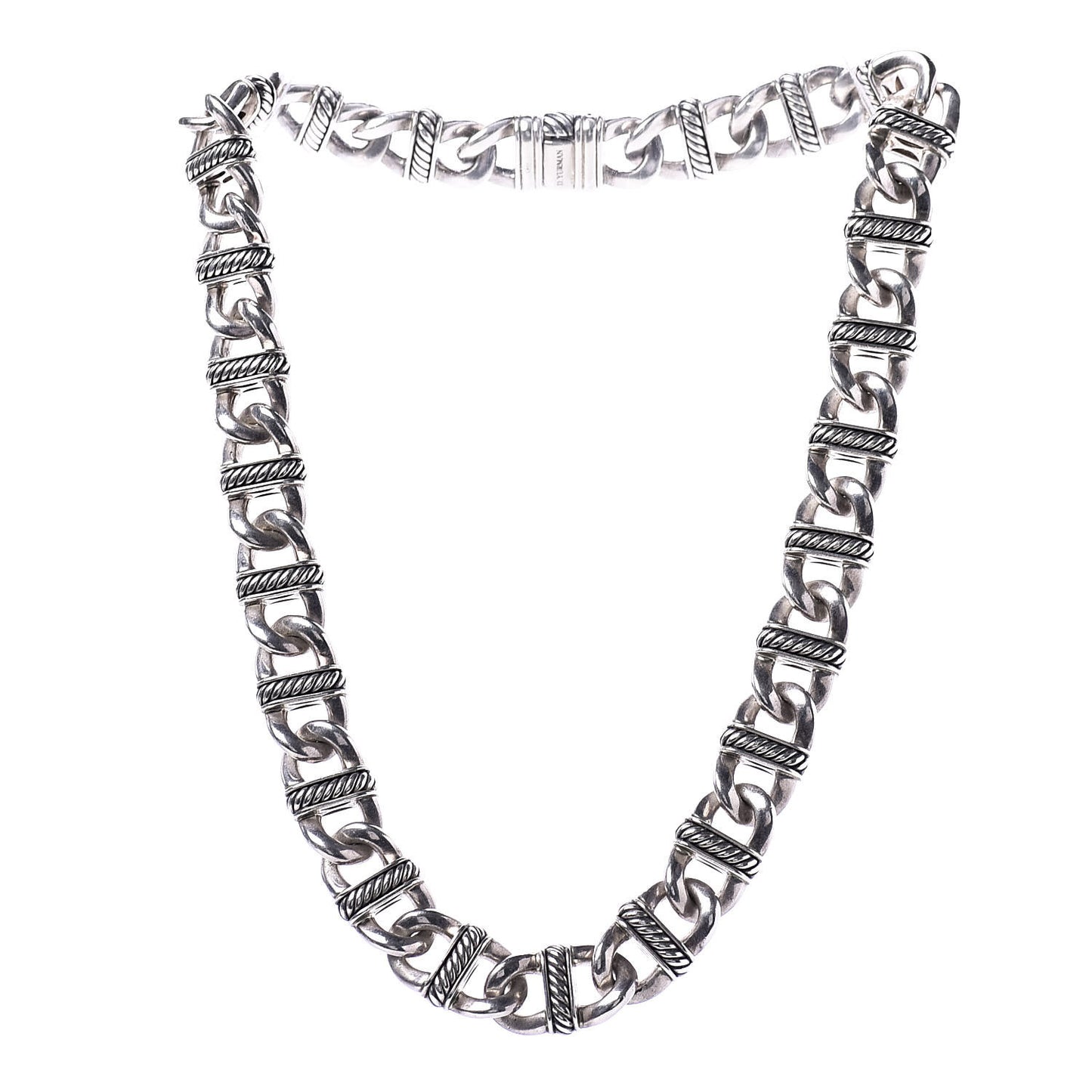 Sterling Silver Madison Link Chain Necklace