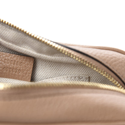 Gucci Pebbled Calfskin Small Soho Disco Bag Rose Beige 10 of 12