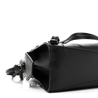 Balenciaga Grained Calfskin Neo Classic Black Hardware Nano City Crossbody Black 9 of 10