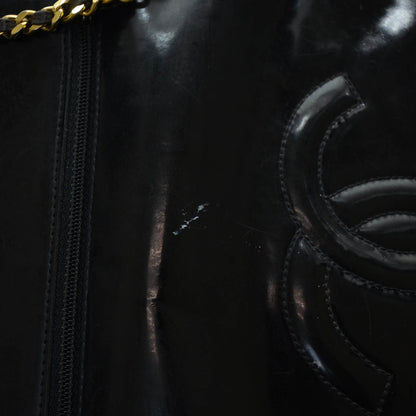 Chanel Patent Wallet on Chain Black 7 of 9