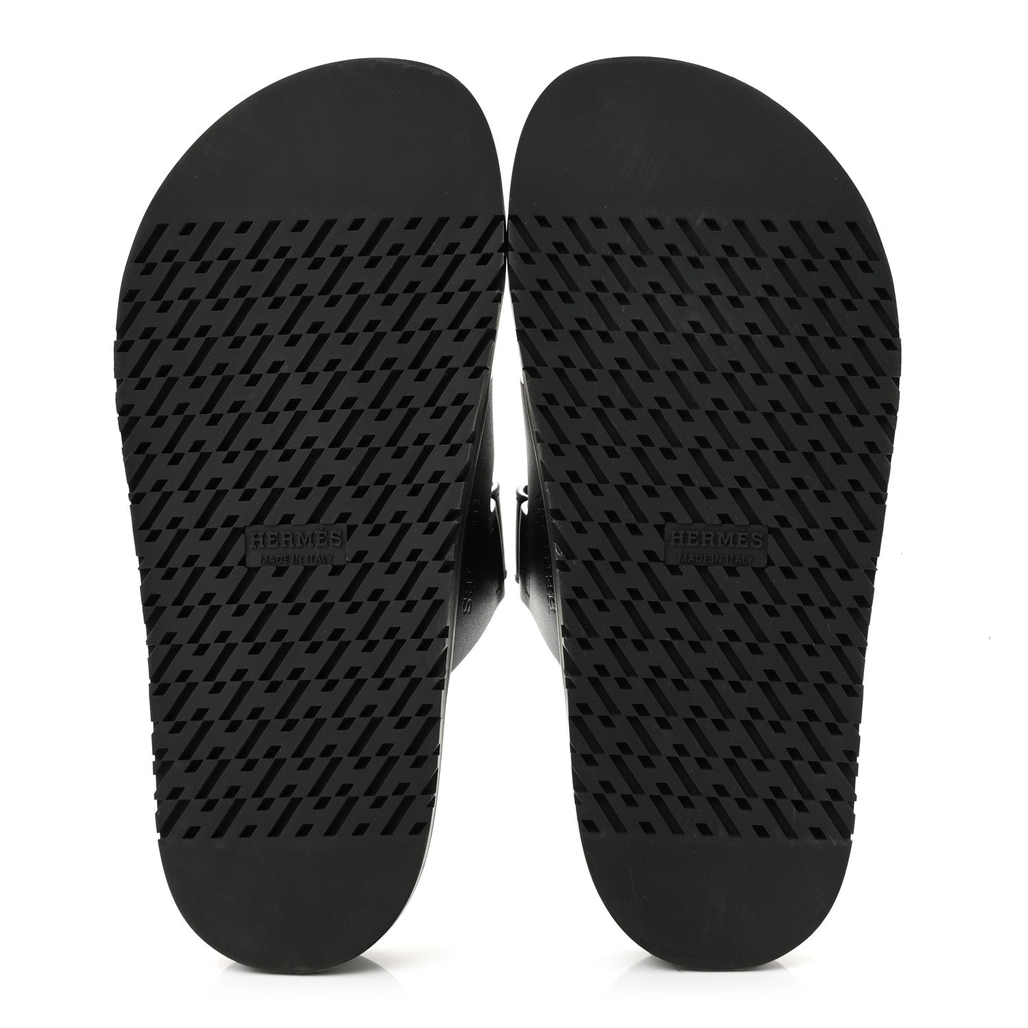 Hermes Calfskin Womens Chypre Sandals 36 Black 6 of 10