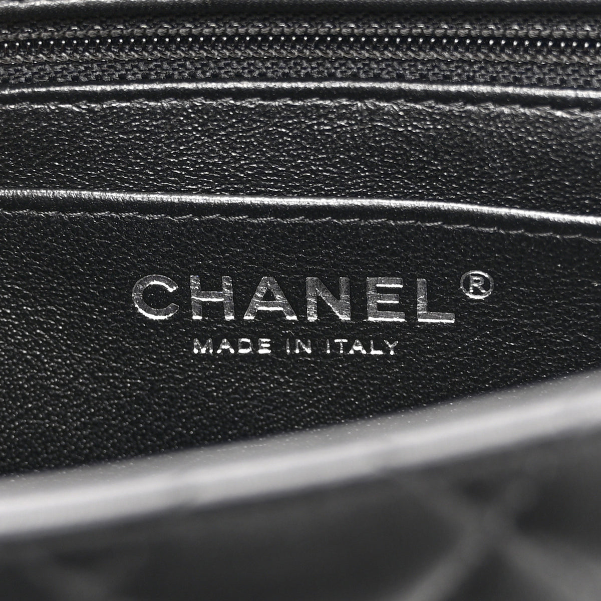 Chanel Lambskin Quilted Mini Square Flap Black 6 of 10