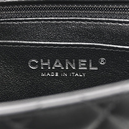 Chanel Lambskin Quilted Mini Square Flap Black 6 of 10