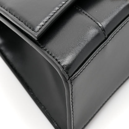 Balenciaga Shiny Box Calfskin Hourglass Top Handle Bag XS Black 11 of 13