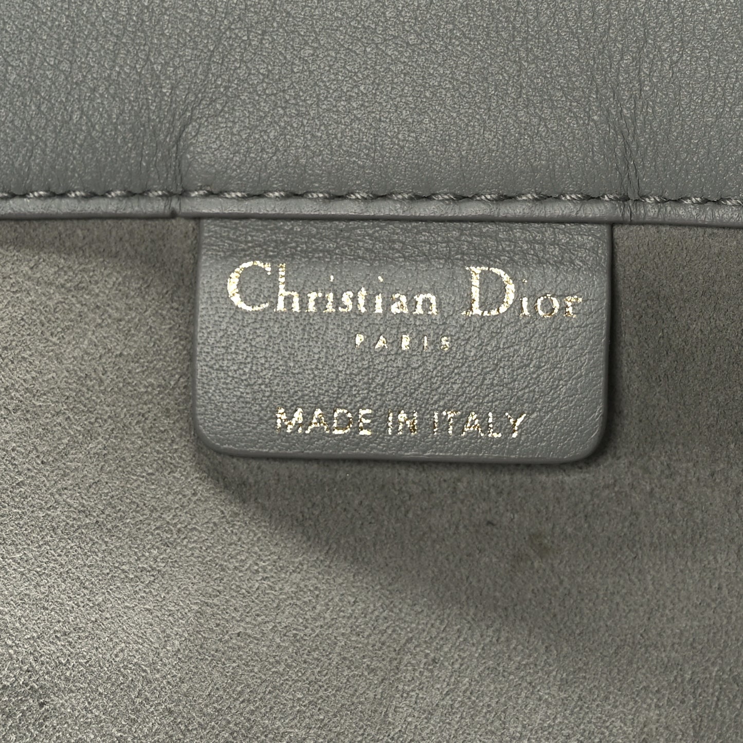 Calfskin Embossed Medium Book Tote Grey
