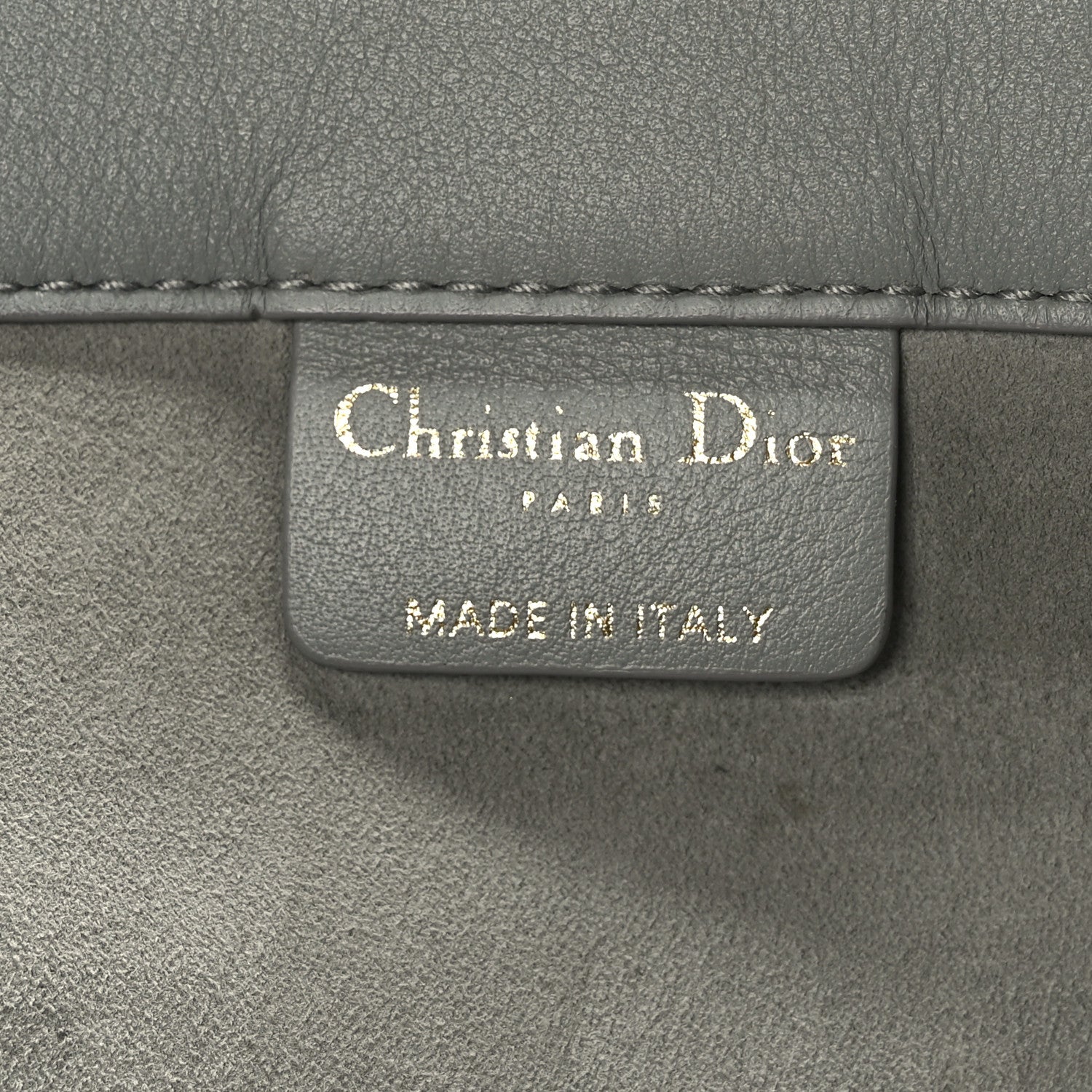 Christian Dior Calfskin Embossed Medium Book Tote Grey 6 of 11
