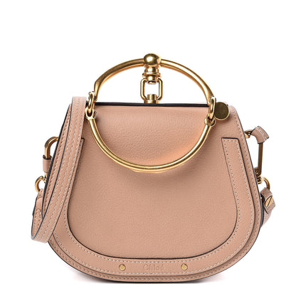 Chloe Calfskin Suede Small Nile Bracelet Bag Biscotti Beige 1 of 9