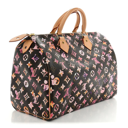 Louis Vuitton Watercolor Aquarelle Speedy 35 Brown 3 of 11