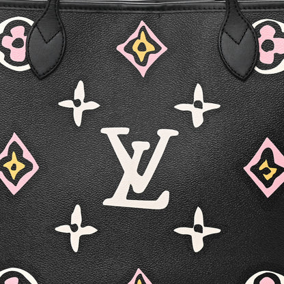 Louis Vuitton Monogram Giant Wild At Heart Neverfull MM Black 9 of 12