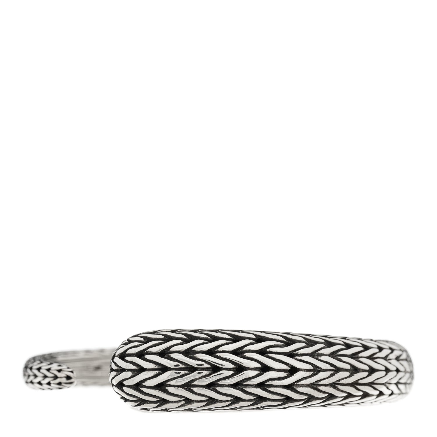 John Hardy Sterling Silver Classic Chain Kick Cuff Bracelet 1 of 5