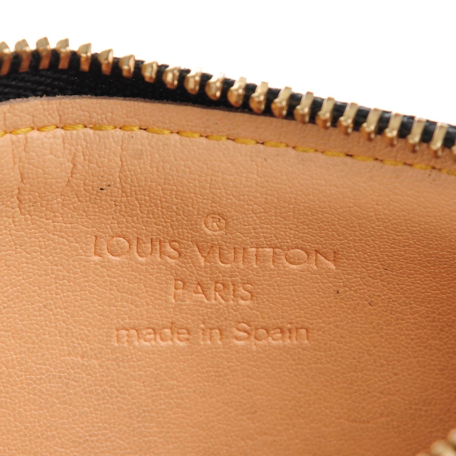 Louis Vuitton Monogram Multicolor Key Pouch Black 6 of 7
