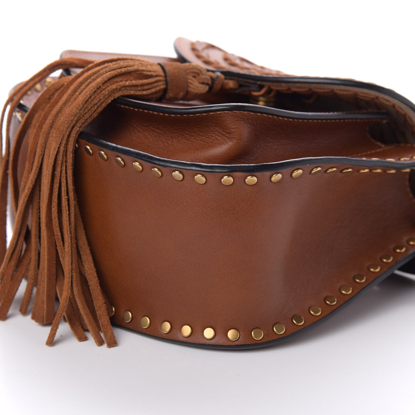 Calfskin Mini Hudson Shoulder Bag Caramel