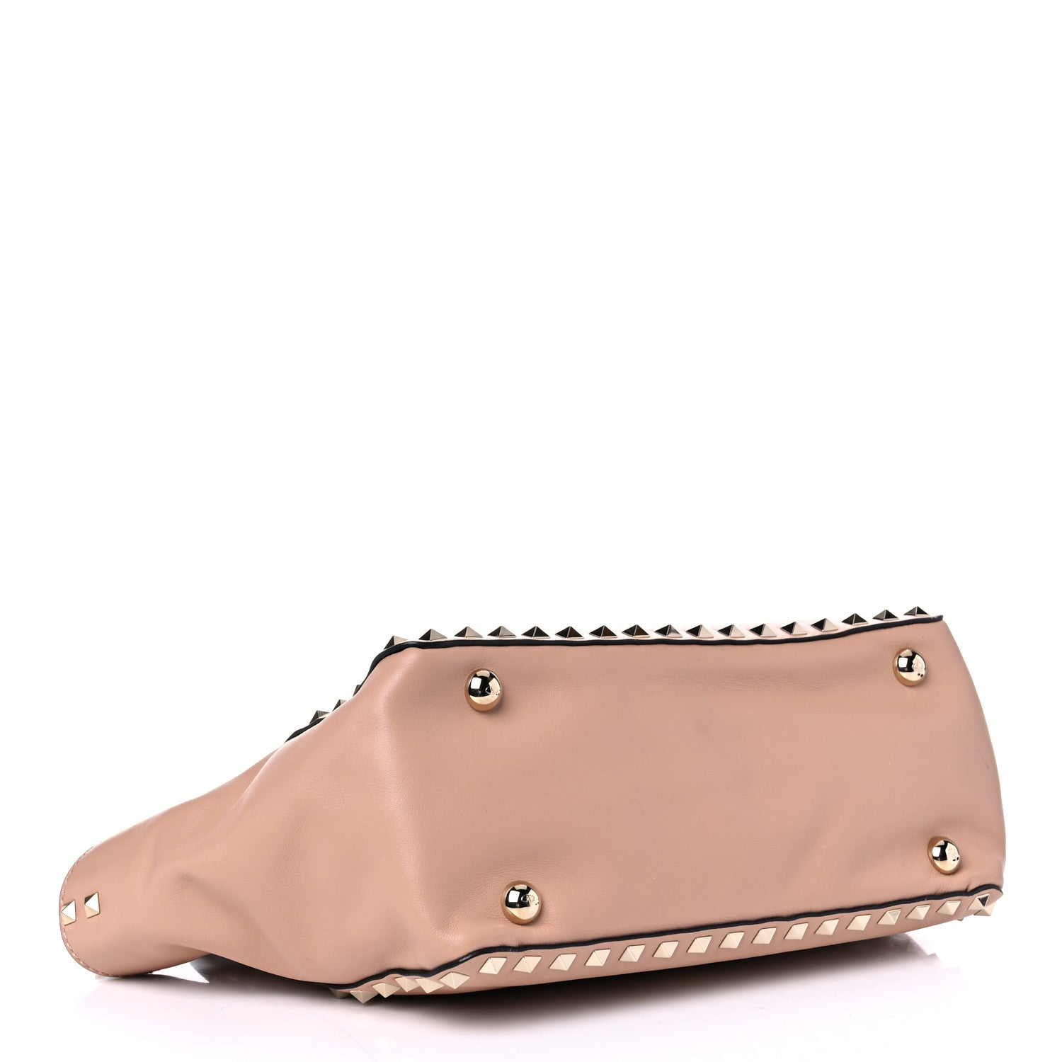Valentino Garavani Vitello Small Rockstud Tote Skin Sorbet 3 of 7