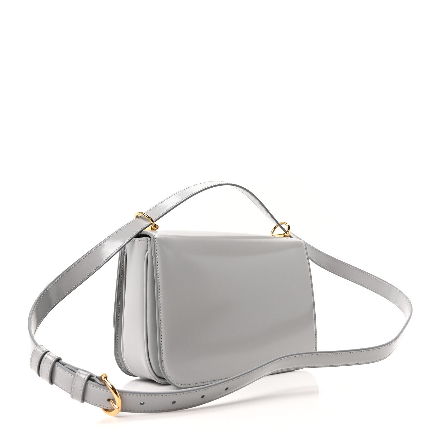 Gucci Calfskin Siena Shoulder Bag Grey 3 of 10