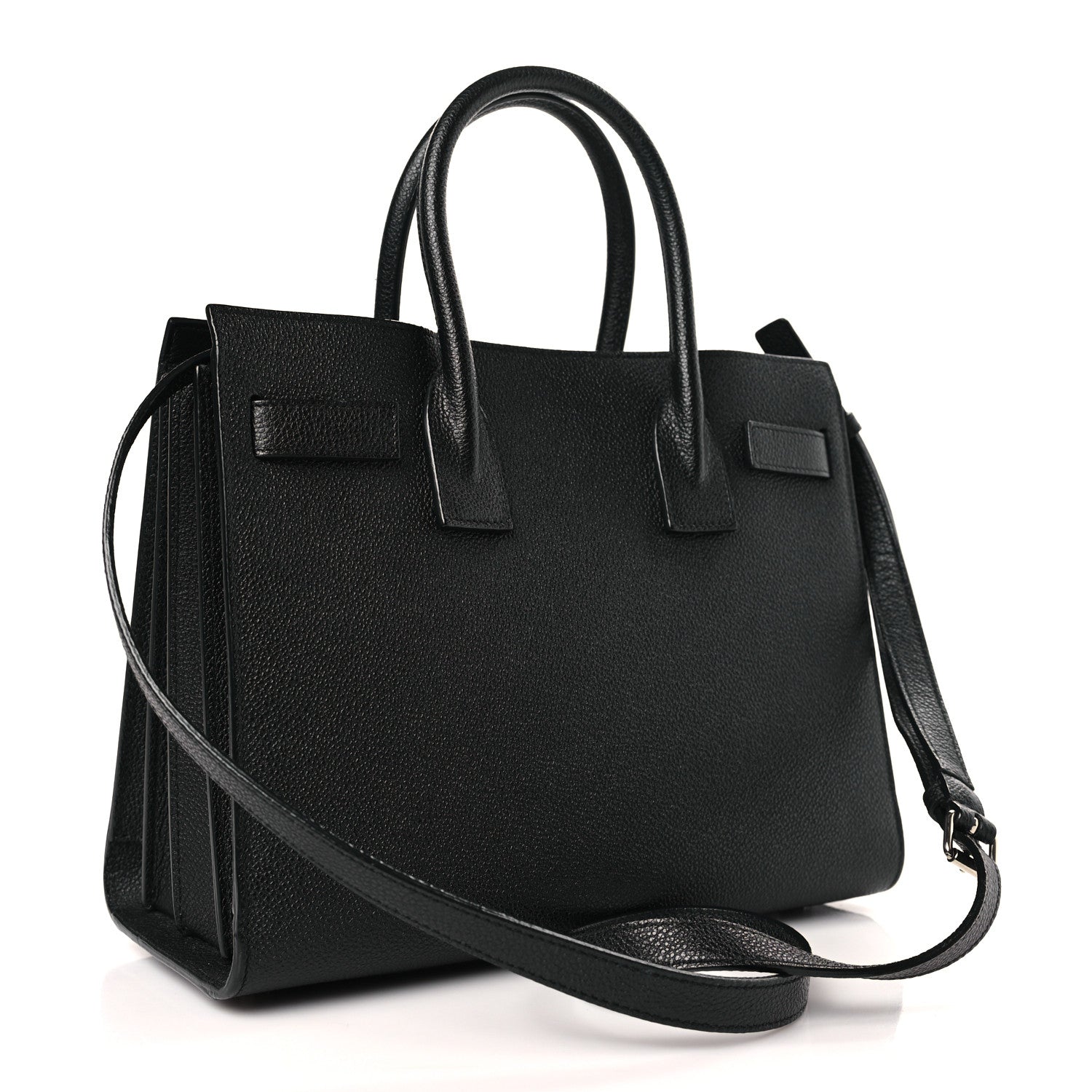 Saint Laurent Grained Calfskin Baby Sac De Jour Black 4 of 10
