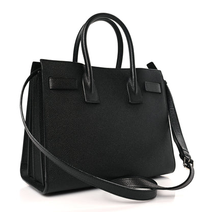 Saint Laurent Grained Calfskin Baby Sac De Jour Black 4 of 10