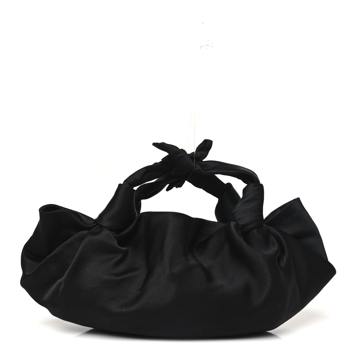 Satin Small Ascot Bag Black