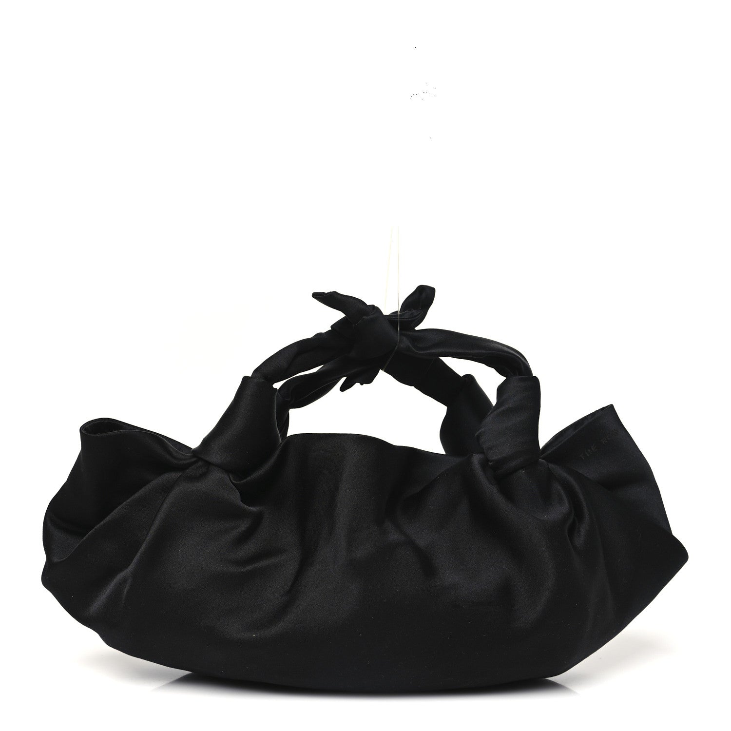 The Row Satin Small Ascot Bag Black 1 of 9