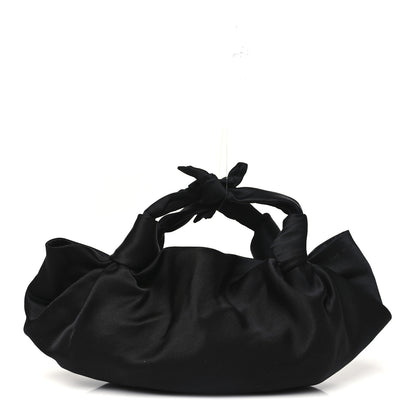 The Row Satin Small Ascot Bag Black 1 of 9
