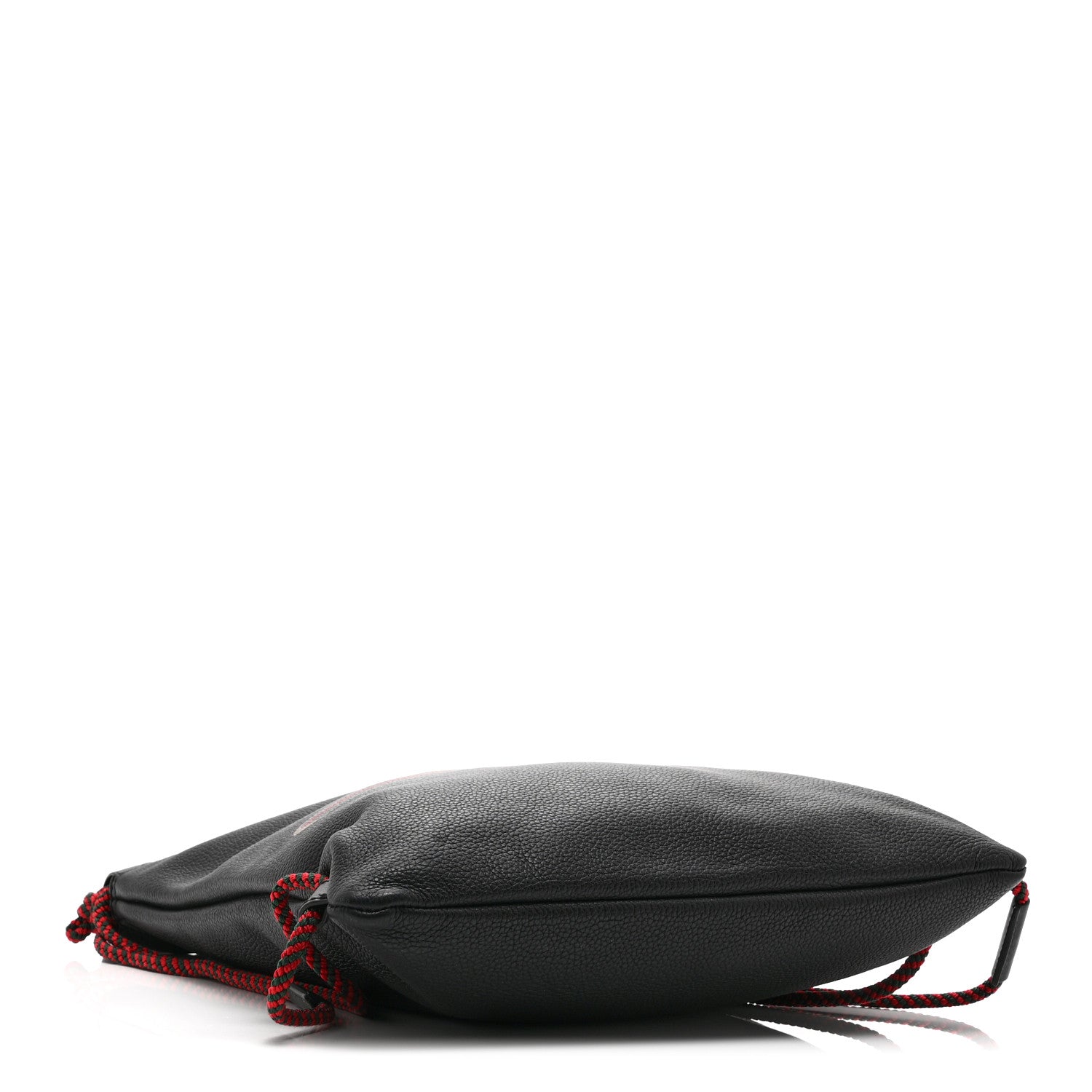 Gucci Calfskin Logo Drawstring Backpack Black 5 of 11