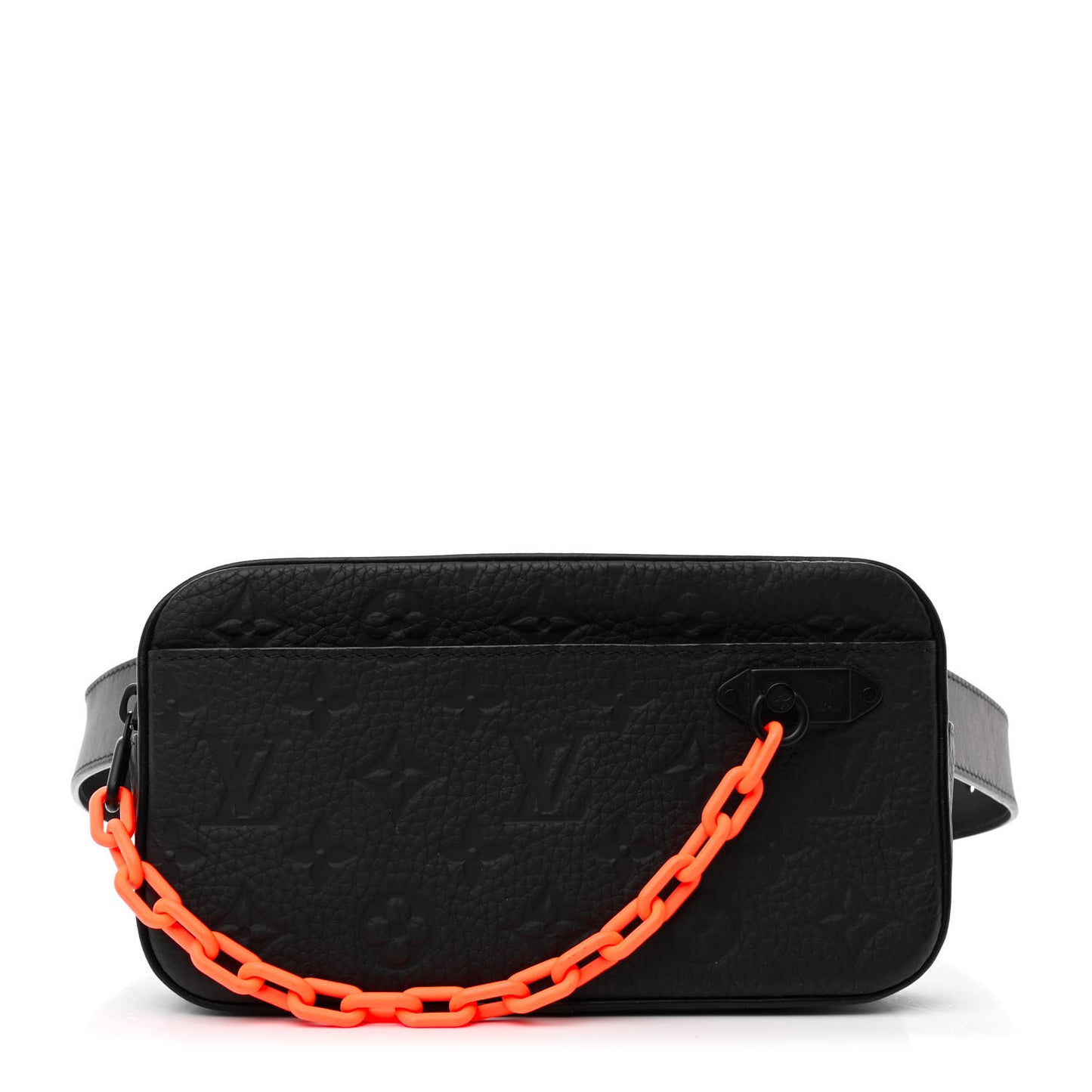Taurillon Monogram Uniformes Solar Ray Soft Pochette Volga Belt Bag Black