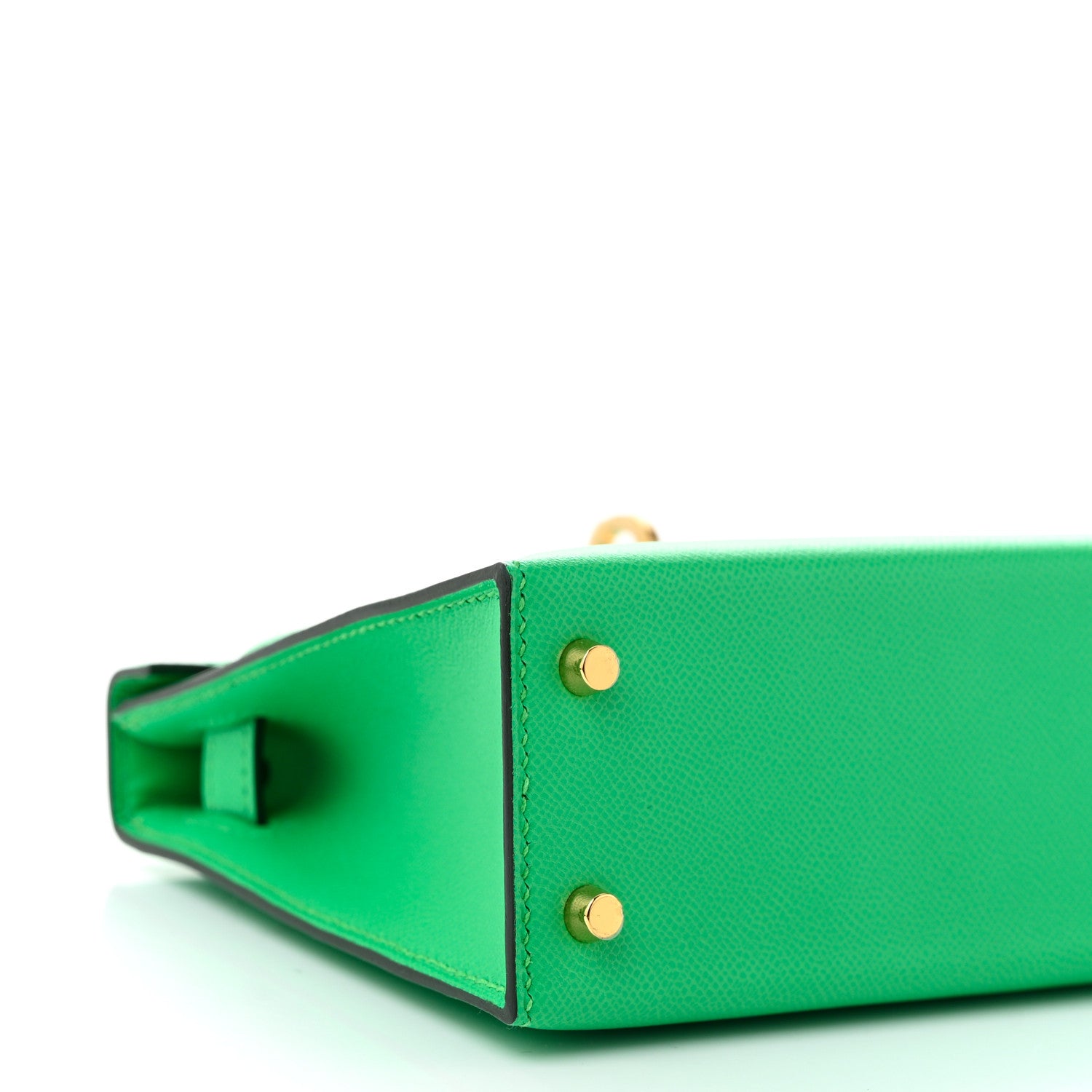 Hermes Madame Calfskin Mini Kelly Sellier 20 Vert Comics 9 of 11