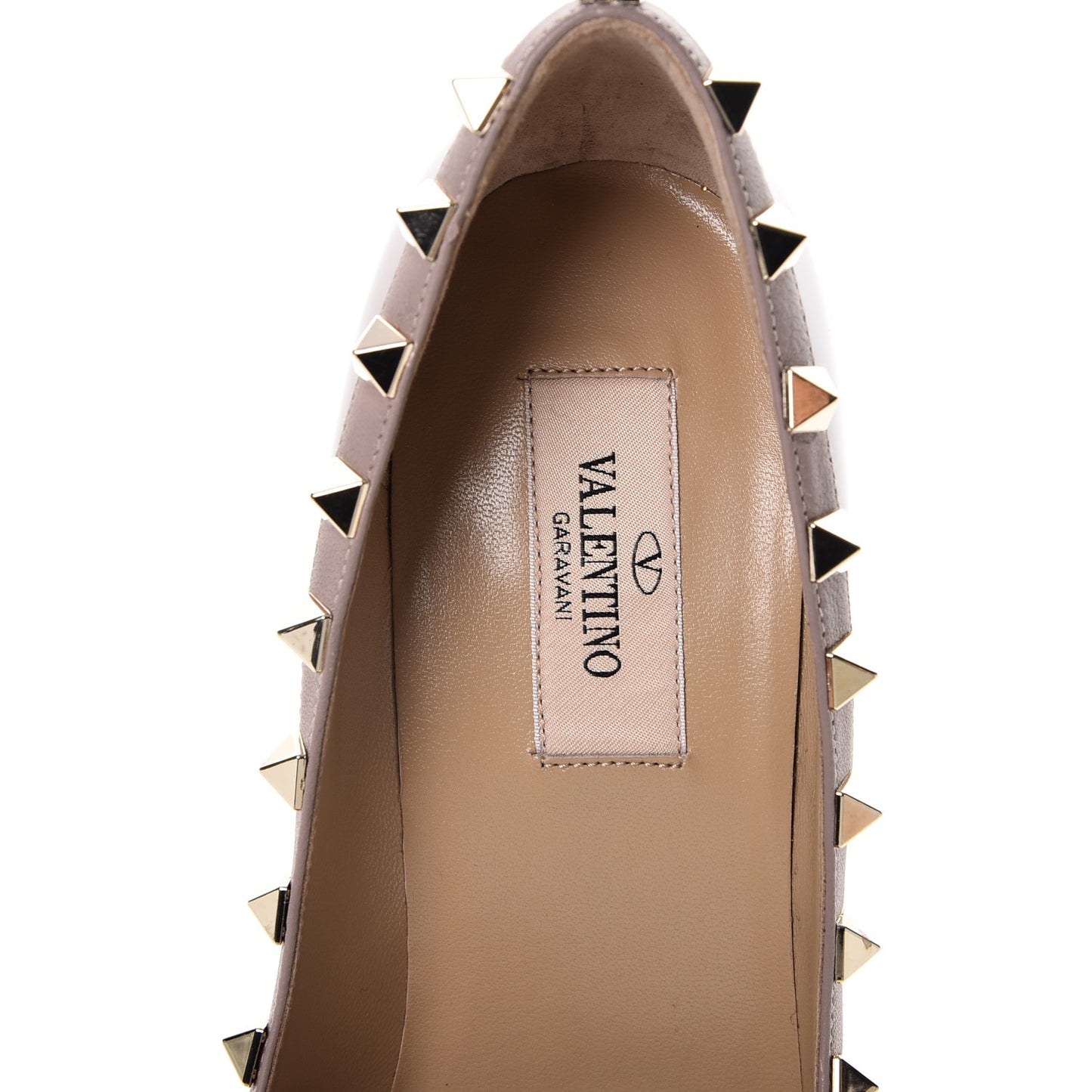 Patent Rockstud 100mm Pumps 36.5 Poudre