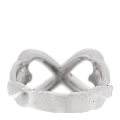 Tiffany Sterling Silver Paloma Picasso Double Loving Heart Ring 52 6 3 of 6