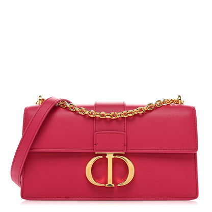Christian Dior Grained Calfskin 30 Montaigne East West Chain Flap Bag Passion Pink 1 of 9