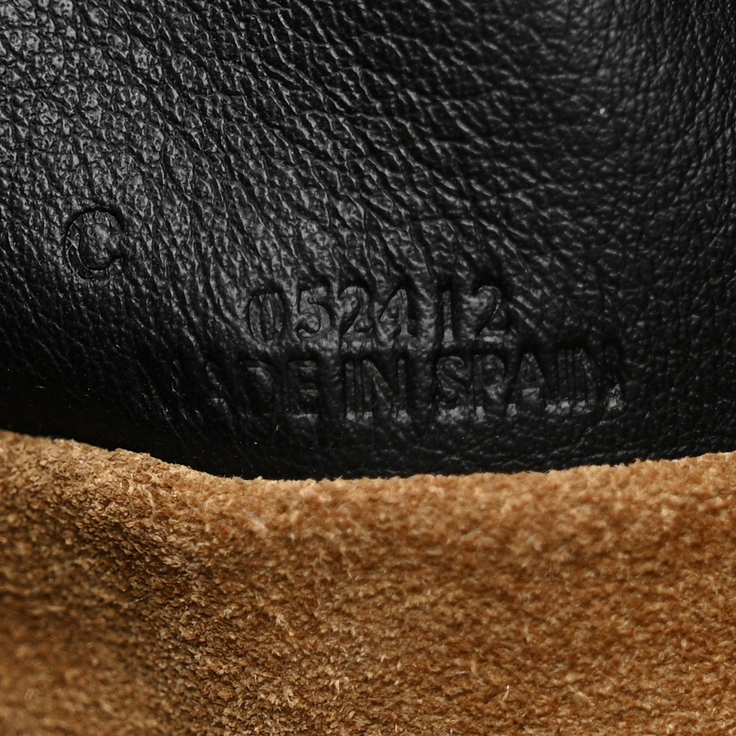Nappa Medium Flamenco Knot Bag Black