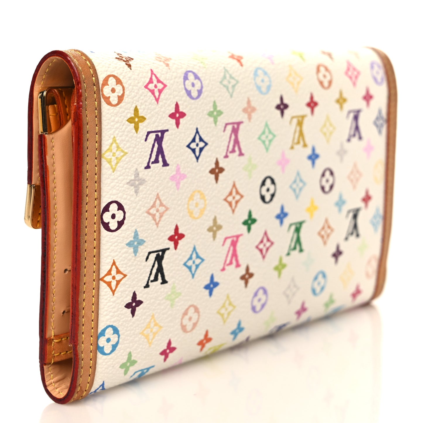Monogram Multicolor Porte Tresor International Wallet White