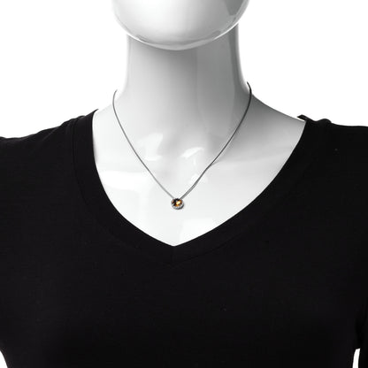David Yurman Sterling Silver Citrine 8mm Petite Chatelaine Pendant Necklace 2 of 5