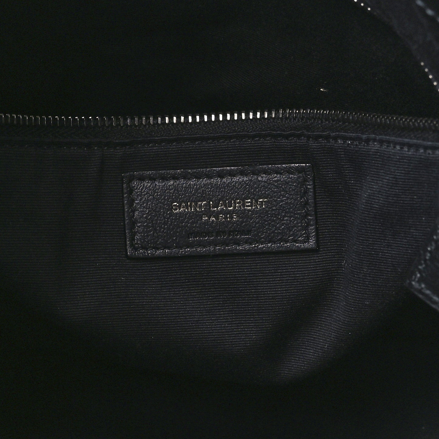 Crinkled Calfskin Matelasse Monogram Medium Niki Shopper Tote Black