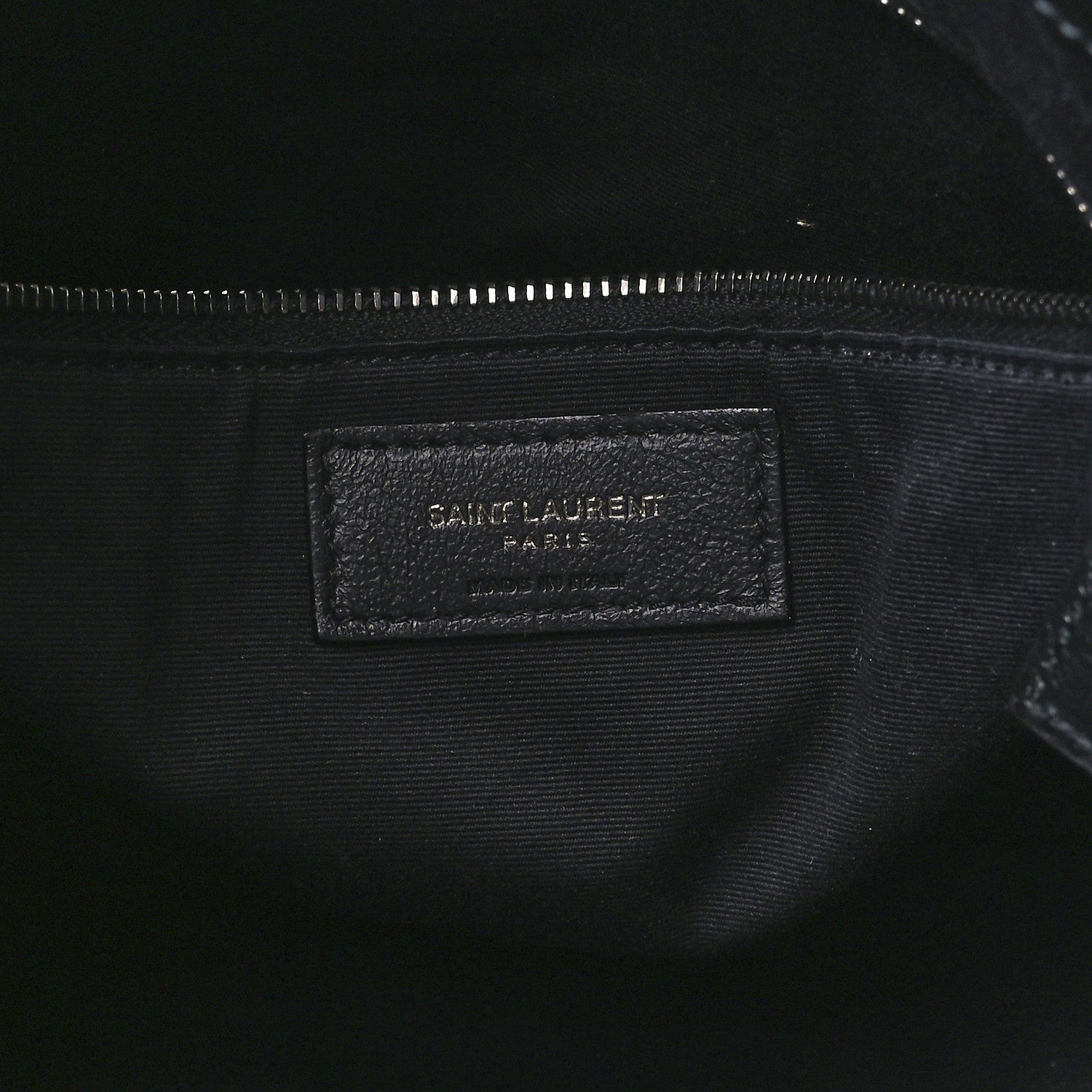 Saint Laurent Crinkled Calfskin Matelasse Monogram Medium Niki Shopper Tote Black 6 of 9
