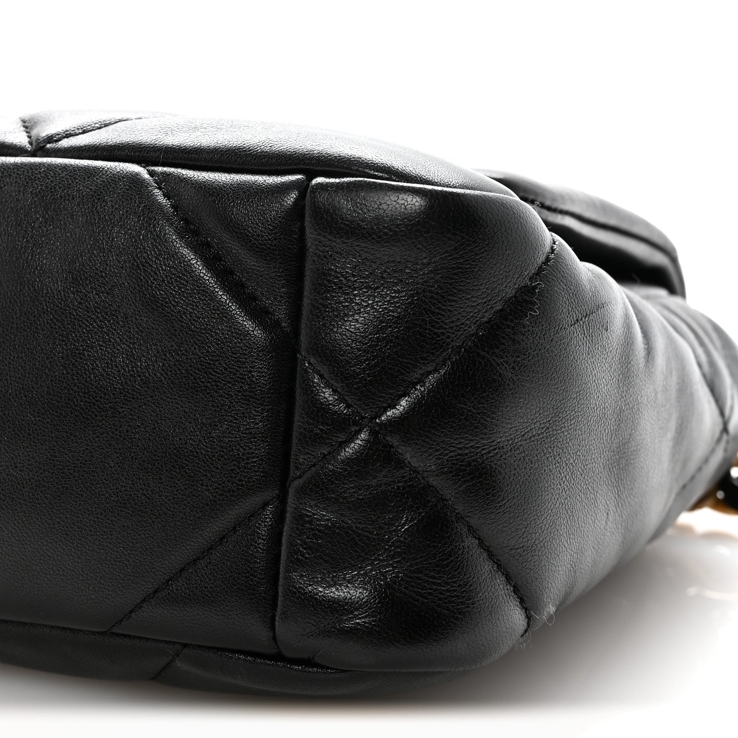 Chanel Goatskin Quilted Medium Chanel 19 Flap Black 10 of 10