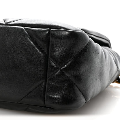Chanel Goatskin Quilted Medium Chanel 19 Flap Black 10 of 10