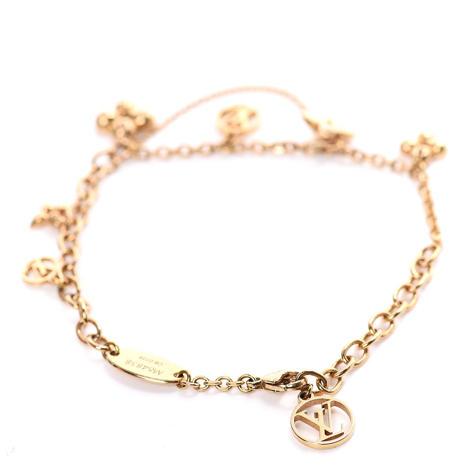 Louis Vuitton Metal Monogram Blooming Supple Bracelet 2 of 6