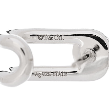 Tiffany Sterling Silver Pearl HardWear Double Hinged Earrings 6 of 6