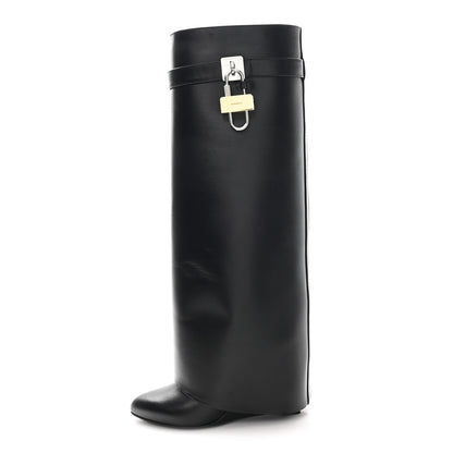 Givenchy Calfskin Shark Lock Pant Boots 37 Black 1 of 9