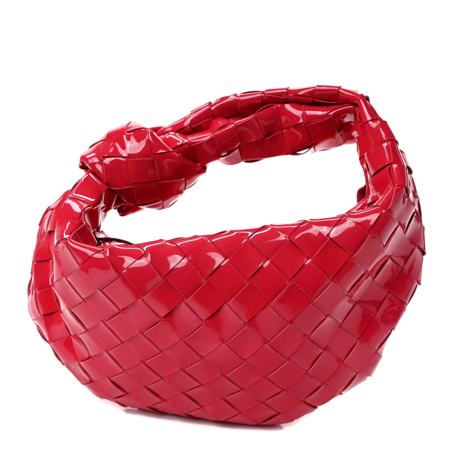 Bottega Veneta Patent Nappa Intrecciato Mini Jodie Candy Stripe 1 of 8