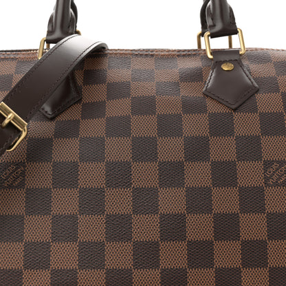 Louis Vuitton Damier Ebene Speedy Bandouliere 35 8 of 10
