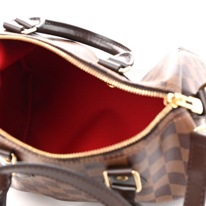 Louis Vuitton Damier Ebene Speedy Bandouliere 25 5 of 8