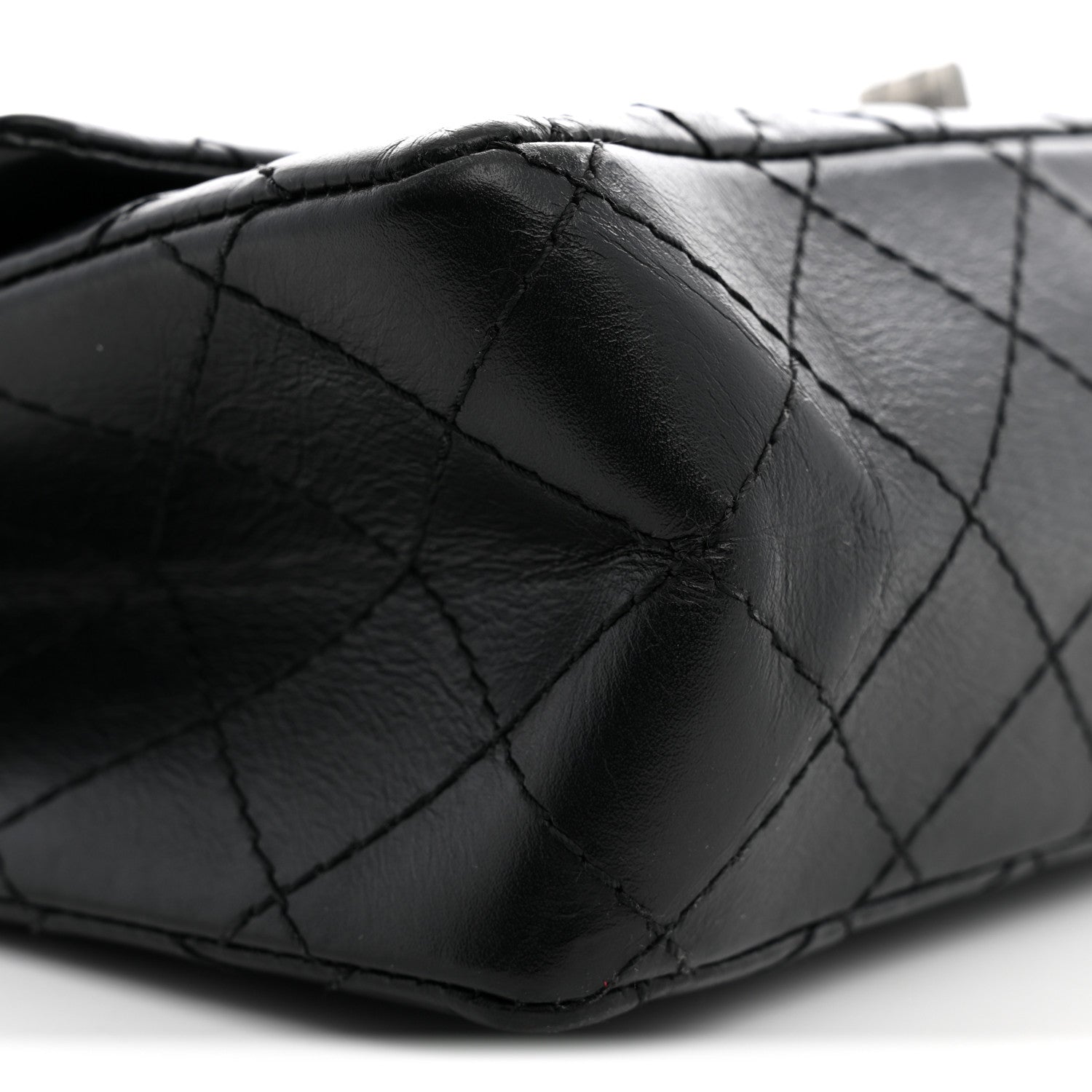 Chanel Aged Calfskin Quilted 2.55 Reissue 225 Flap Black 9 of 10